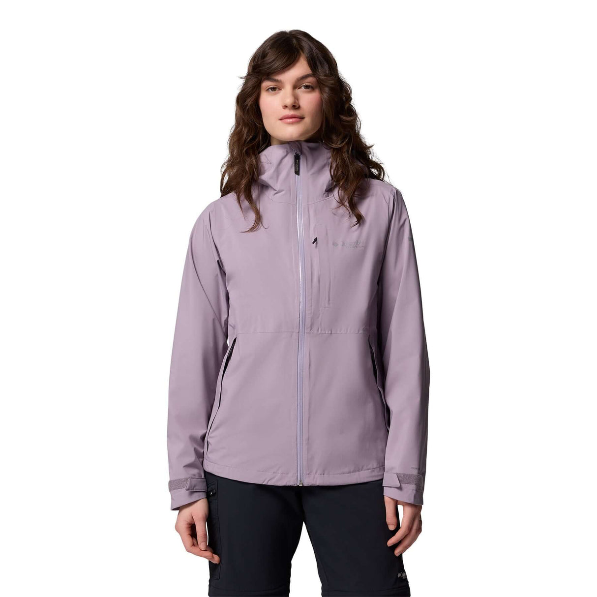 Columbia Women's Ampli-Dry II Waterproof Hiking Shell Jacket Shale Purple / X-Small-Shale Purple / Small-Shale Purple / Medium-Shale Purple / Large-Shale Purple / X-Large #- 53 Degrees North