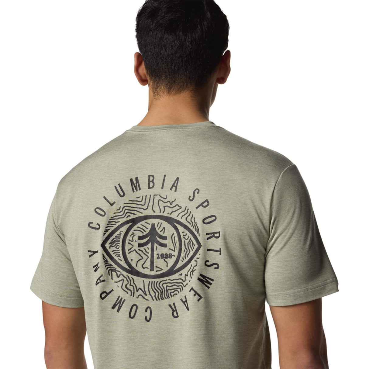 Columbia Men's Kwick Hike Technical Graphic T-Shirt Black Heather/Linear View Multi / Small-Black Heather/Linear View Multi / Medium-Black Heather/Linear View Multi / Large-Black Heather/Linear View Multi / X-Large-Black Heather/Linear View Multi / XX-Large #- 53 Degrees North