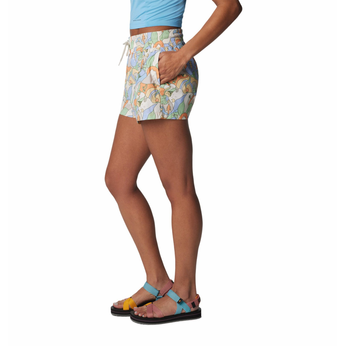 Columbia Women's Boundless Trek Active Cargo Shorts Dark Stone Epicamp / X-Small / 5 Inch-Dark Stone Epicamp / Small / 5 Inch-Dark Stone Epicamp / Medium / 5 Inch-Dark Stone Epicamp / Large / 5 Inch-Dark Stone Epicamp / X-Large / 5 Inch #- 53 Degrees North