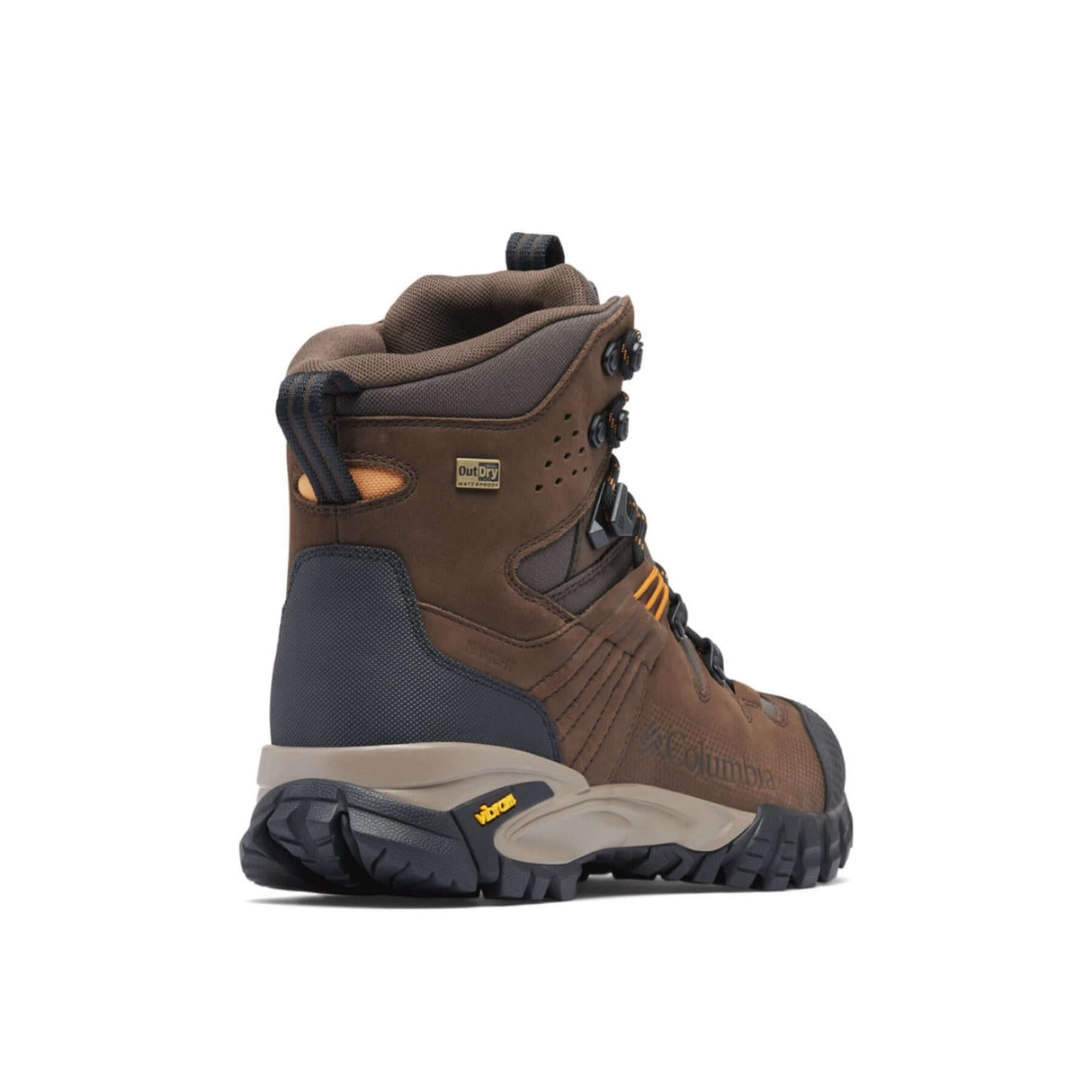 Columbia Men's Geoterra OutDry Leather Hiking Boots Cordovan/Canyon Sun / UK 8-Cordovan/Canyon Sun / UK 9-Cordovan/Canyon Sun / UK 9.5-Cordovan/Canyon Sun / UK 10-Cordovan/Canyon Sun / UK 10.5 #- 53 Degrees North