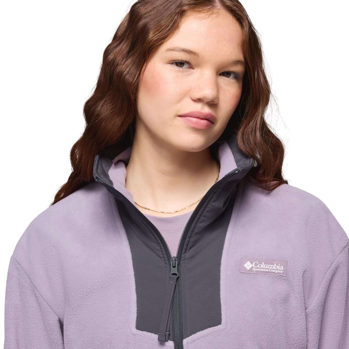 Columbia Women's Sequoia Grove 1/2 Zip Fleece Shale Purple/Shark/Shark / X-Small-Shale Purple/Shark/Shark / Small-Shale Purple/Shark/Shark / Medium-Shale Purple/Shark/Shark / Large-Shale Purple/Shark/Shark / X-Large #- 53 Degrees North