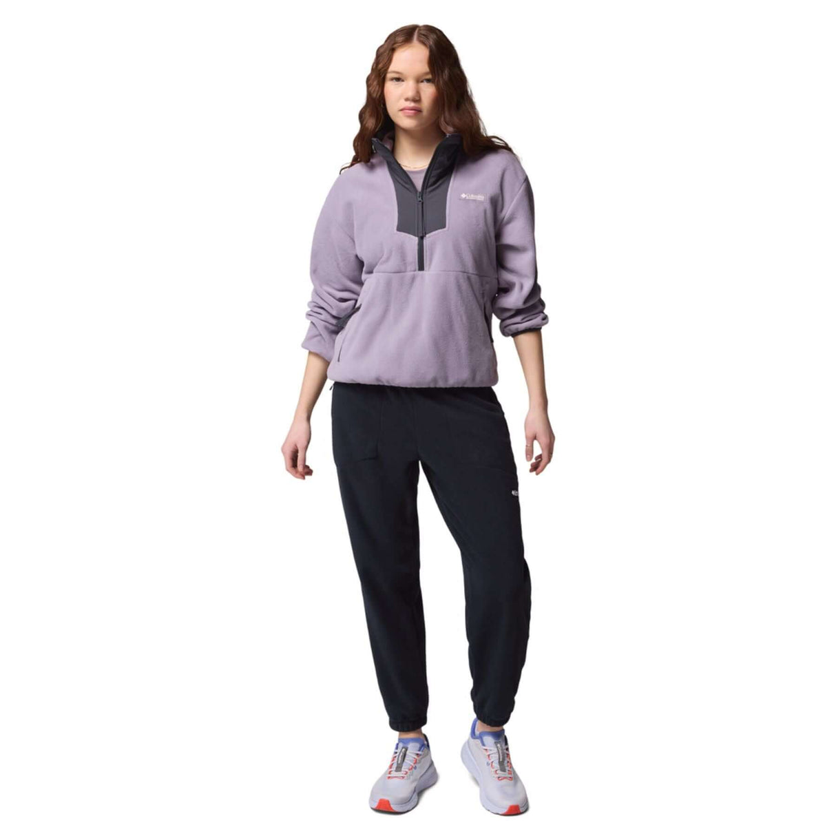 Columbia Women's Sequoia Grove 1/2 Zip Fleece Shale Purple/Shark/Shark / X-Small-Shale Purple/Shark/Shark / Small-Shale Purple/Shark/Shark / Medium-Shale Purple/Shark/Shark / Large-Shale Purple/Shark/Shark / X-Large #- 53 Degrees North