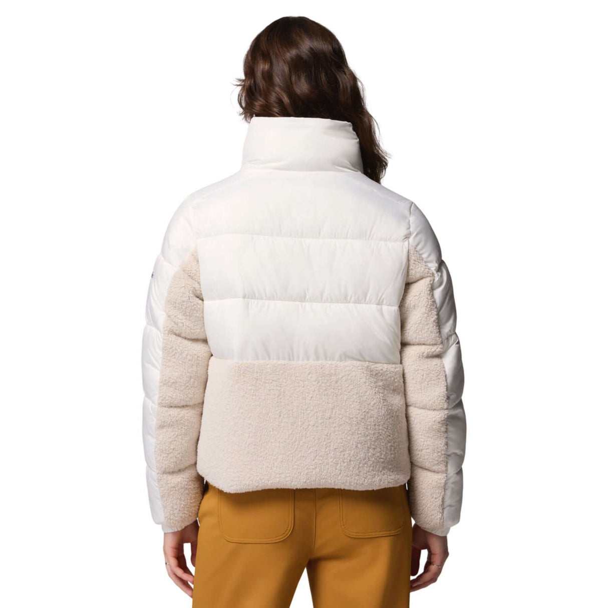 Columbia Women's Leadbetter Point II Sherpa Hybrid Jacket Sea Salt/Dark Stone / X-Small-Sea Salt/Dark Stone / Small-Sea Salt/Dark Stone / Medium-Sea Salt/Dark Stone / Large-Sea Salt/Dark Stone / X-Large #- 53 Degrees North