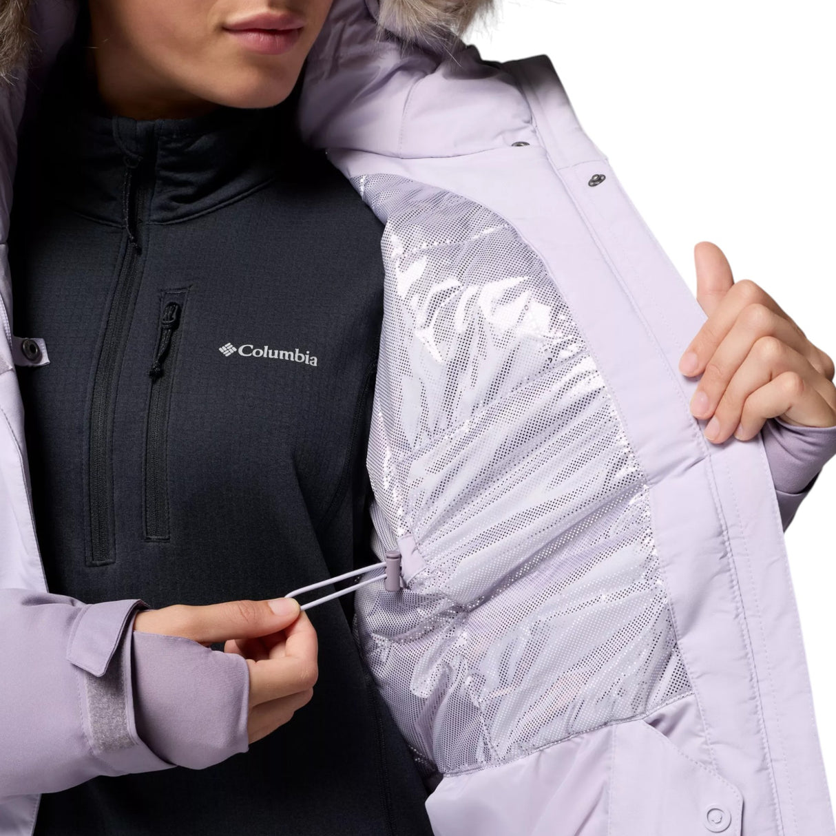 Columbia Women's Ava Alpine II Insulated Jacket Lavender Pearl/Shale Purple / X-Small-Lavender Pearl/Shale Purple / Small-Lavender Pearl/Shale Purple / Medium-Lavender Pearl/Shale Purple / Large-Lavender Pearl/Shale Purple / X-Large #- 53 Degrees North