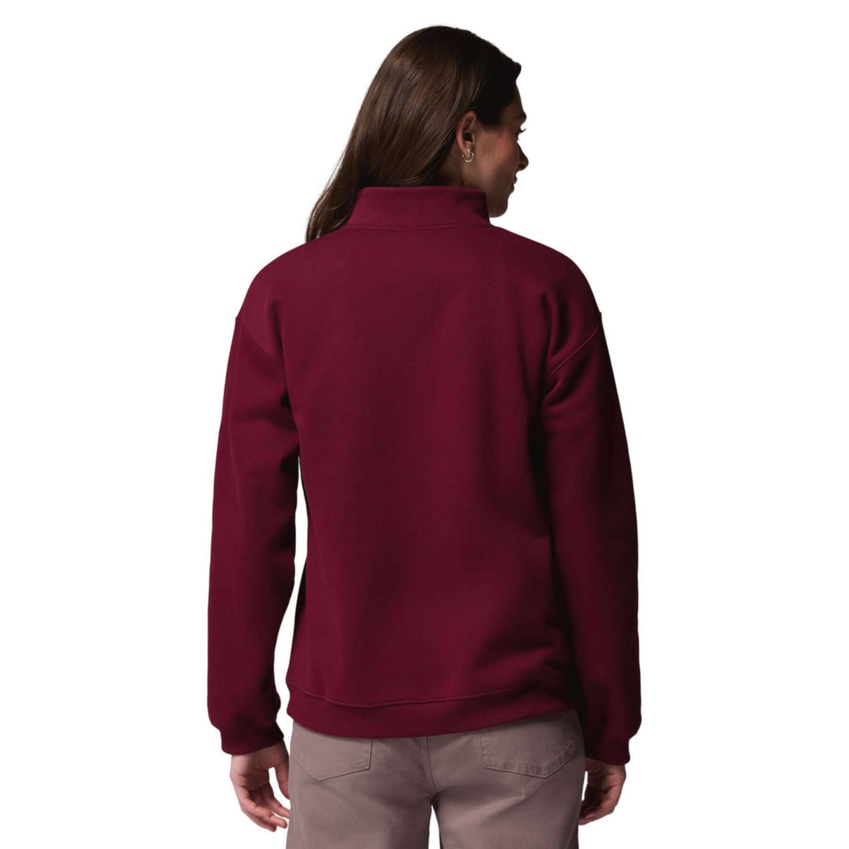 Columbia Women's Meridian Creek Quarter Zip Jumper Rich Wine / X-Small-Rich Wine / Small-Rich Wine / Medium-Rich Wine / Large-Rich Wine / X-Large #- 53 Degrees North