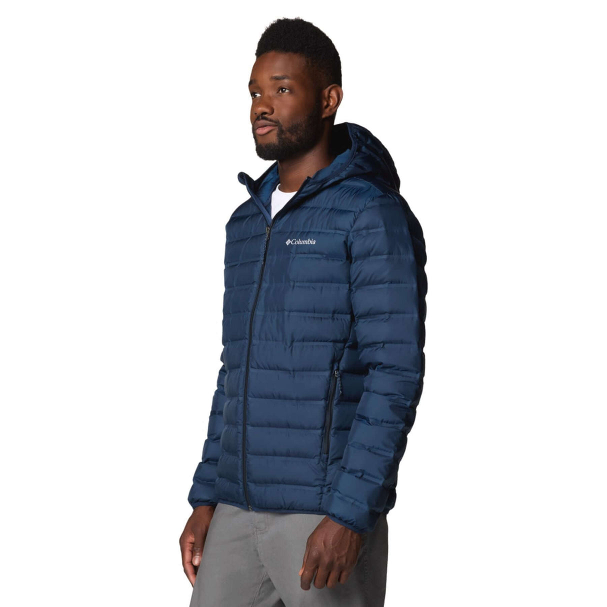 Columbia Men's Lake 22 II Down Hooded Jacket Collegiate Navy / Small-Collegiate Navy / Medium-Collegiate Navy / Large-Collegiate Navy / X-Large-Collegiate Navy / XX-Large #- 53 Degrees North