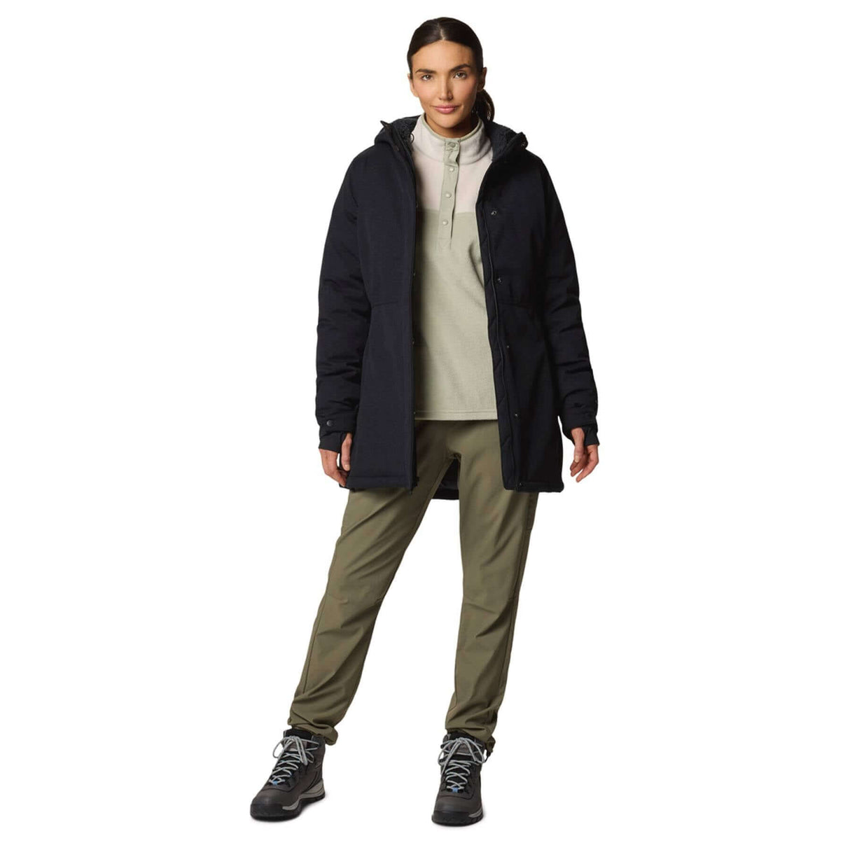 Columbia Women's Alameda Ridge Insulated Parka Black / X-Small-Black / Small-Black / Medium-Black / Large-Black / X-Large #- 53 Degrees North