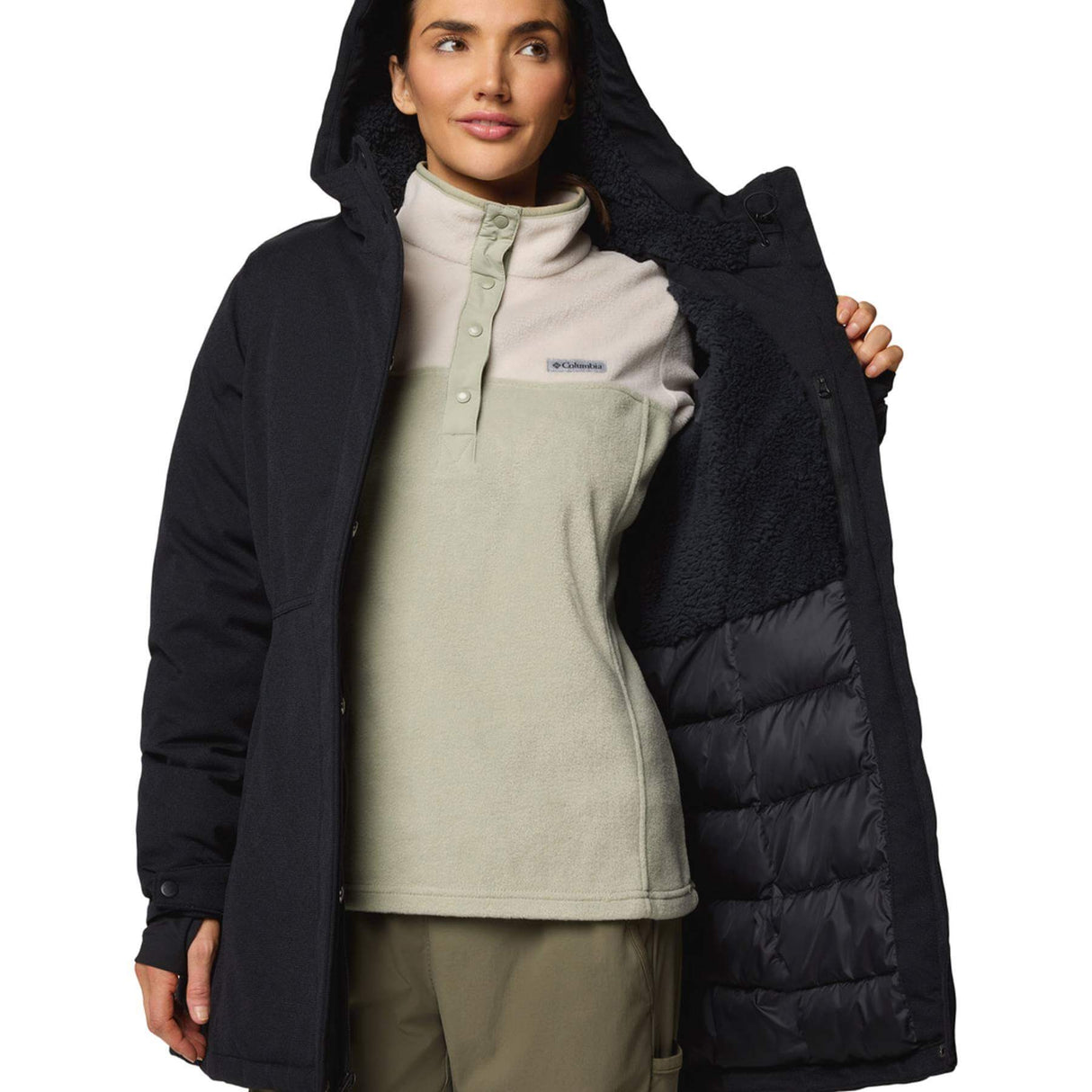 Columbia Women's Alameda Ridge Insulated Parka Black / X-Small-Black / Small-Black / Medium-Black / Large-Black / X-Large #- 53 Degrees North