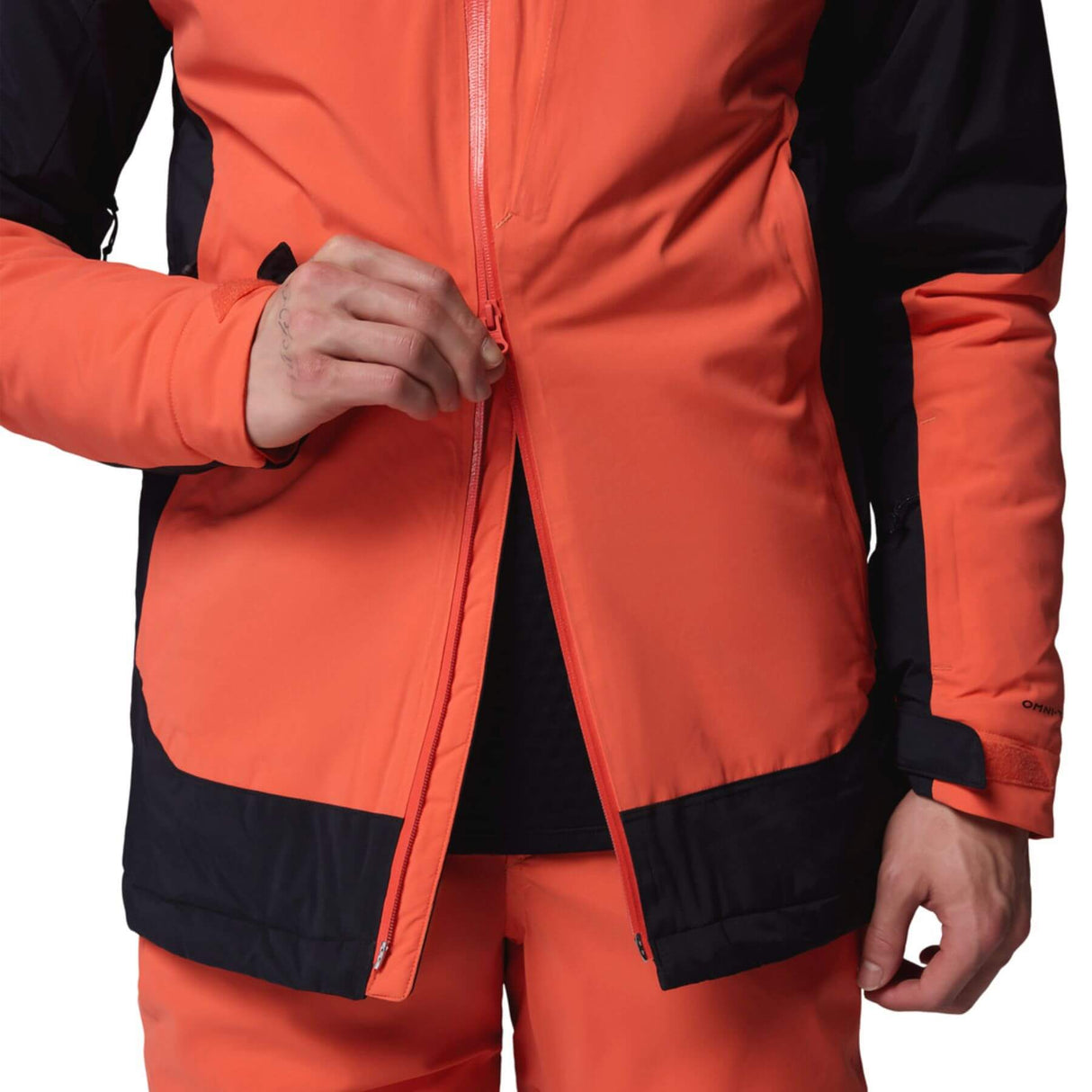 Columbia Men's Cirque Bowl Ski Jacket Black/Zing / Small-Black/Zing / Medium-Black/Zing / Large-Black/Zing / X-Large-Black/Zing / XX-Large #- 53 Degrees North