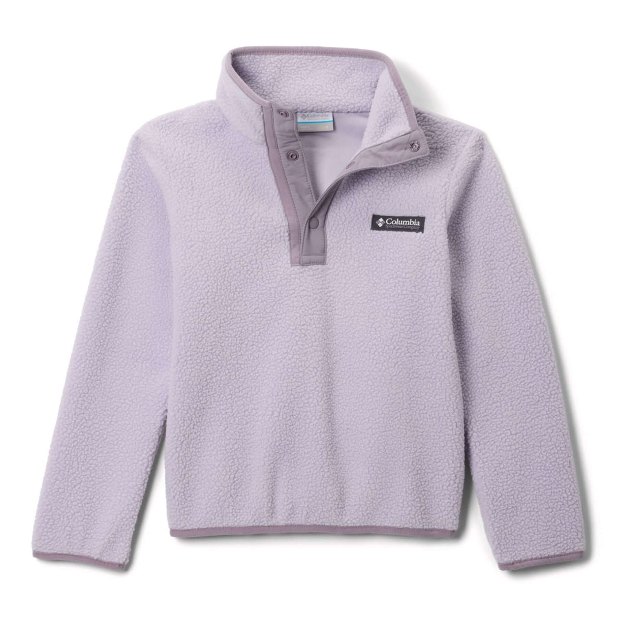 Columbia Kids' Helvetia II Half Snap Fleece Pullover Eraser Pink/Fig / Age 4-5-Eraser Pink/Fig / Age 6-7-Eraser Pink/Fig / Age 8-9-Eraser Pink/Fig / Age 10-12-Eraser Pink/Fig / Age 14-16 #- 53 Degrees North