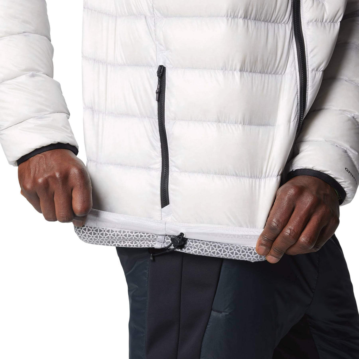 Columbia Men's Arctic Crest Down Hooded Jacket Nimbus Grey / Small-Nimbus Grey / Medium-Nimbus Grey / Large-Nimbus Grey / X-Large-Mountain Blue / Small #- 53 Degrees North