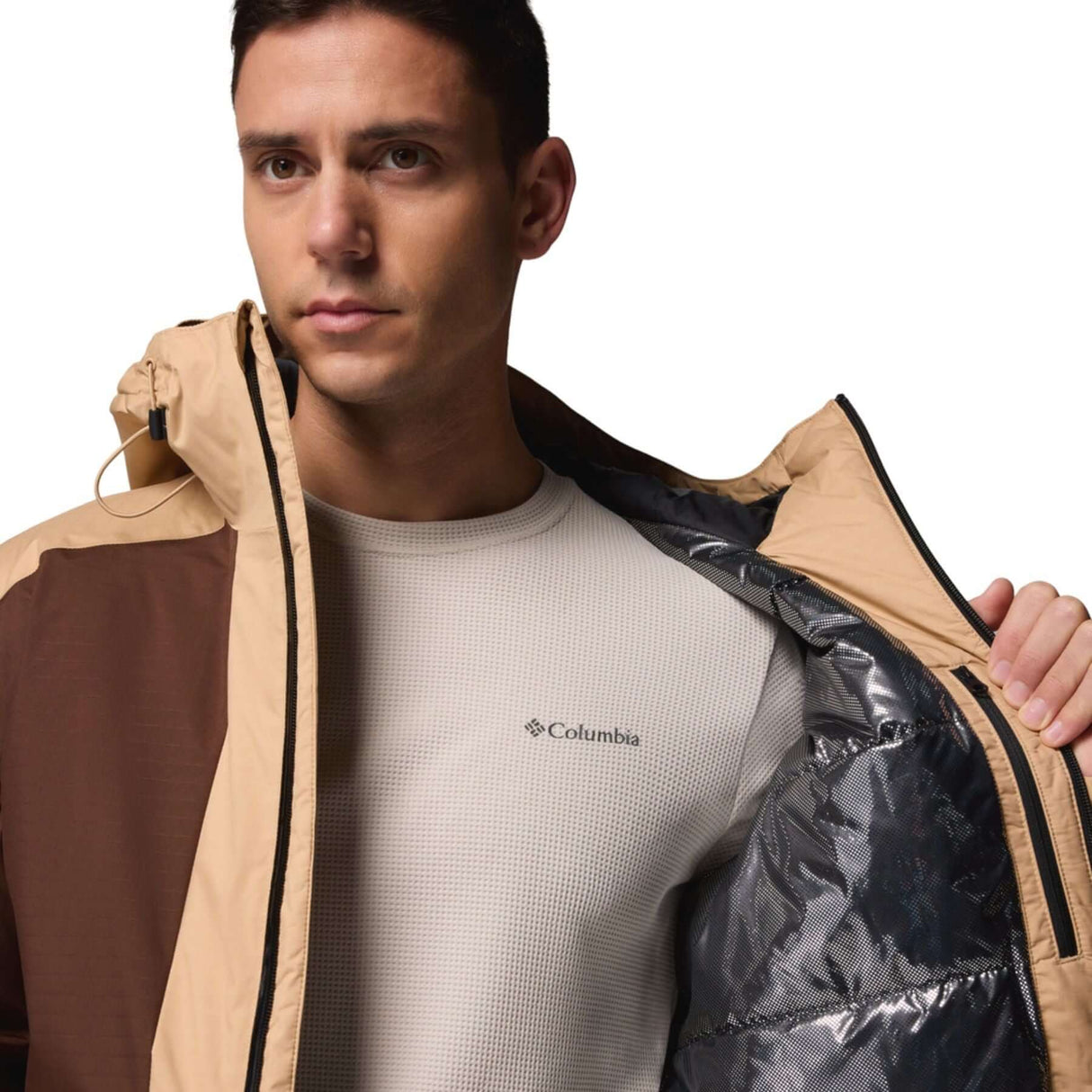 Columbia Men's Point Park II Insulated Jacket Black/Toacco/Canoe / Small-Black/Toacco/Canoe / Medium-Black/Toacco/Canoe / Large-Black/Toacco/Canoe / X-Large-Black/Toacco/Canoe / XX-Large #- 53 Degrees North