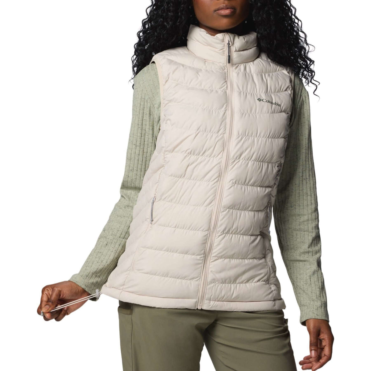 Columbia Women's Powder Lite II Insulated Vest Dark Stone / X-Small-Dark Stone / Small-Dark Stone / Medium-Dark Stone / Large-Dark Stone / X-Large #- 53 Degrees North