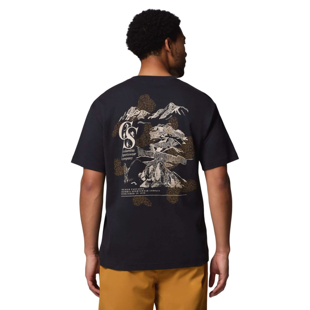 Columbia Men's CSC Heritage Graphic T-Shirt Black Heritage Mini / X-Small-Black Heritage Mini / Small-Black Heritage Mini / Medium-Black Heritage Mini / Large-Black Heritage Mini / X-Large #- 53 Degrees North