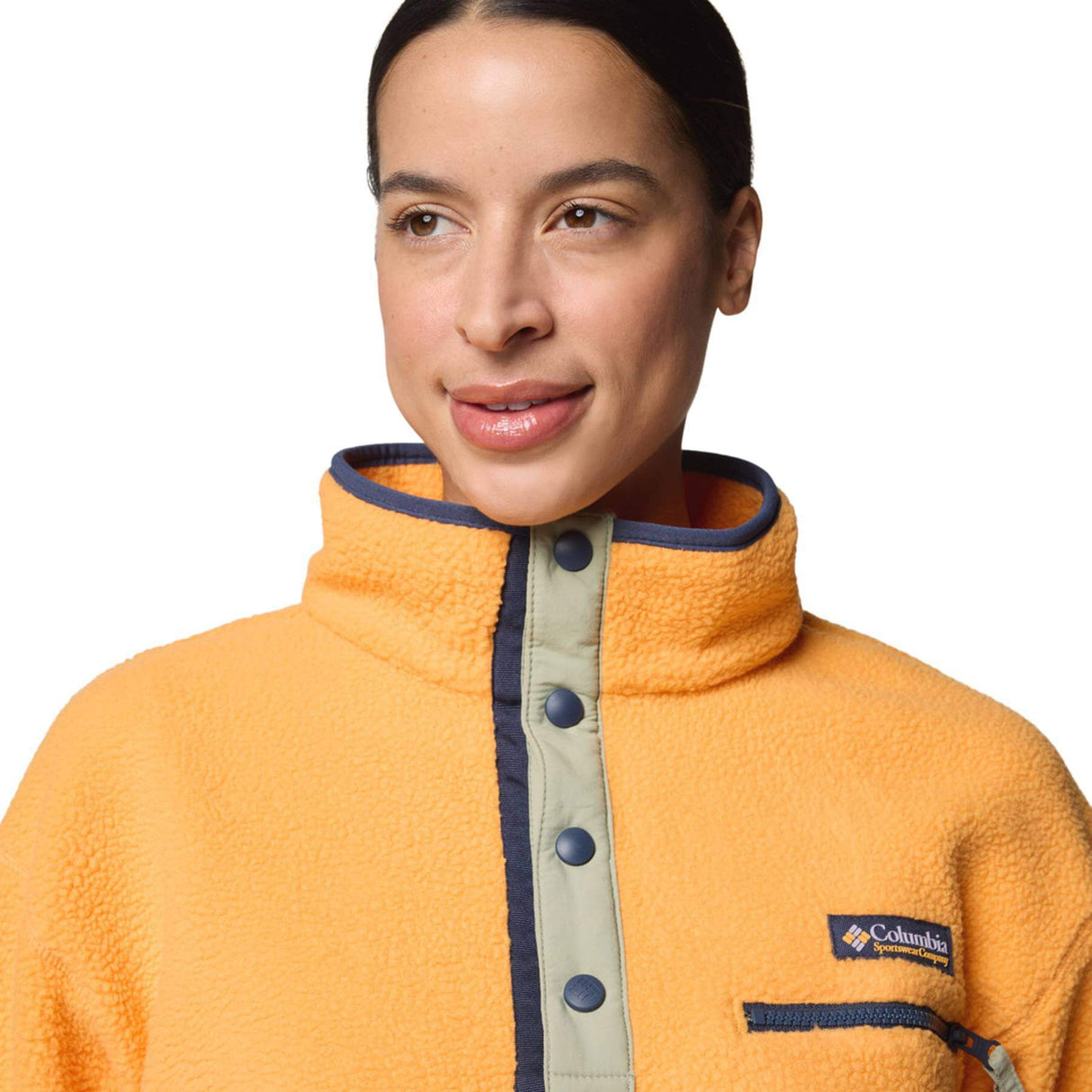 Columbia Women's Helvetia II Cropped Sherpa Half Snap Fleece | 53 Degrees North