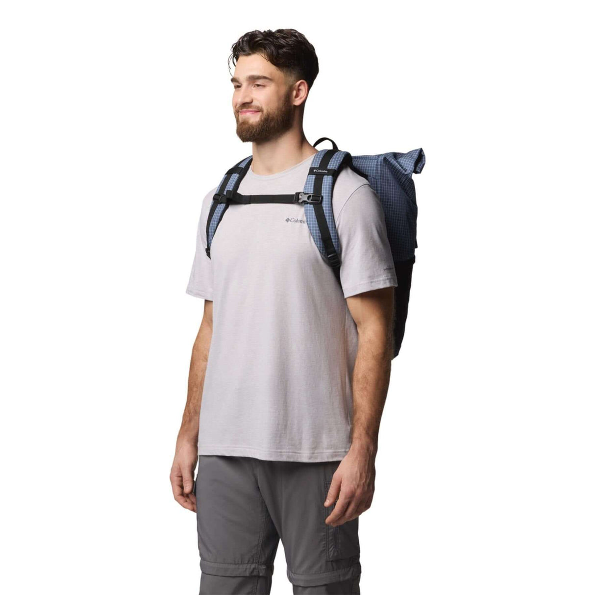 Columbia Convey III 27L Rolltop Backpack Black-Dark Mountain #- 53 Degrees North