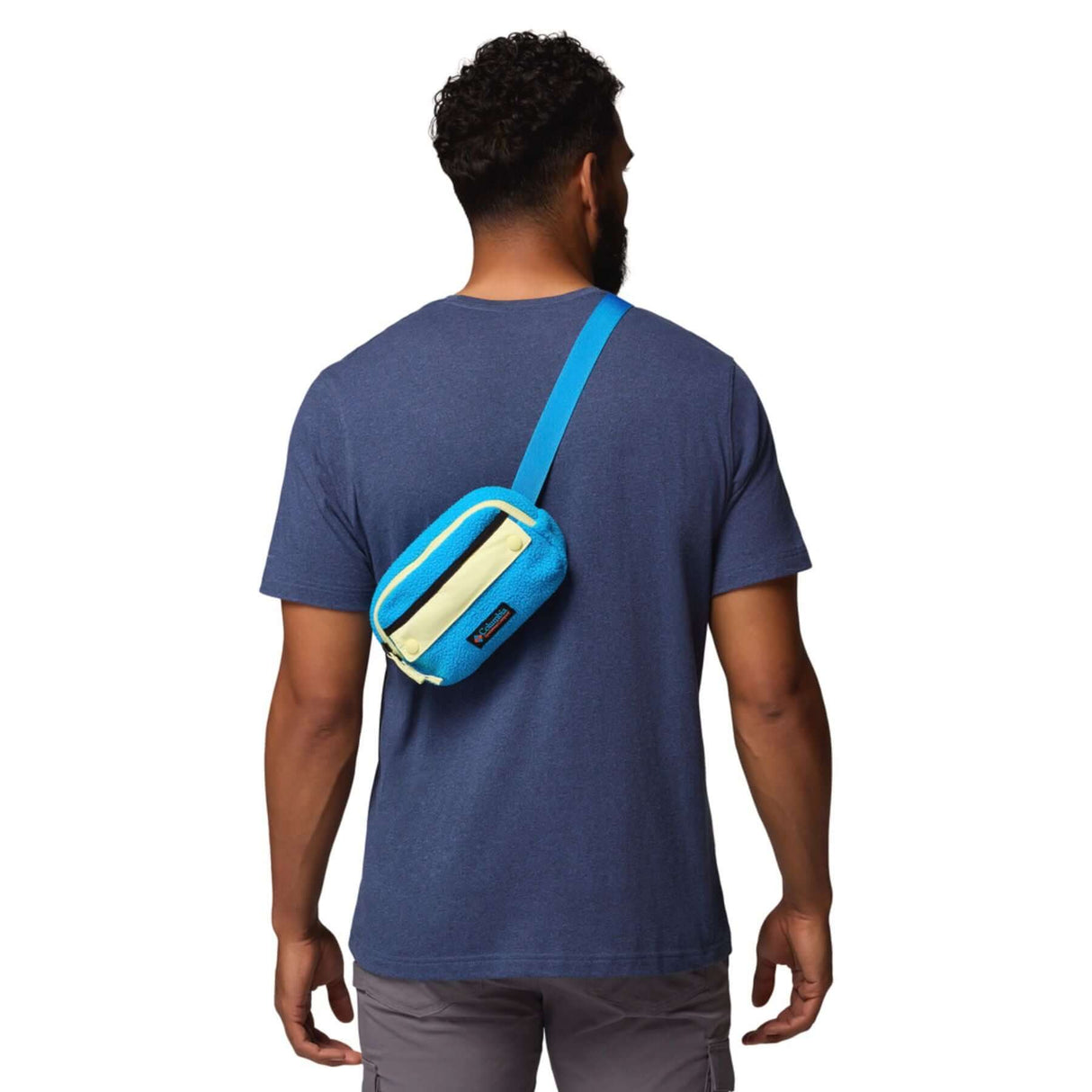 Columbia Helvetia II Hip Pack Black-Compass Blue/Citron Haze/Black-Shale Pink/City Grey #- 53 Degrees North