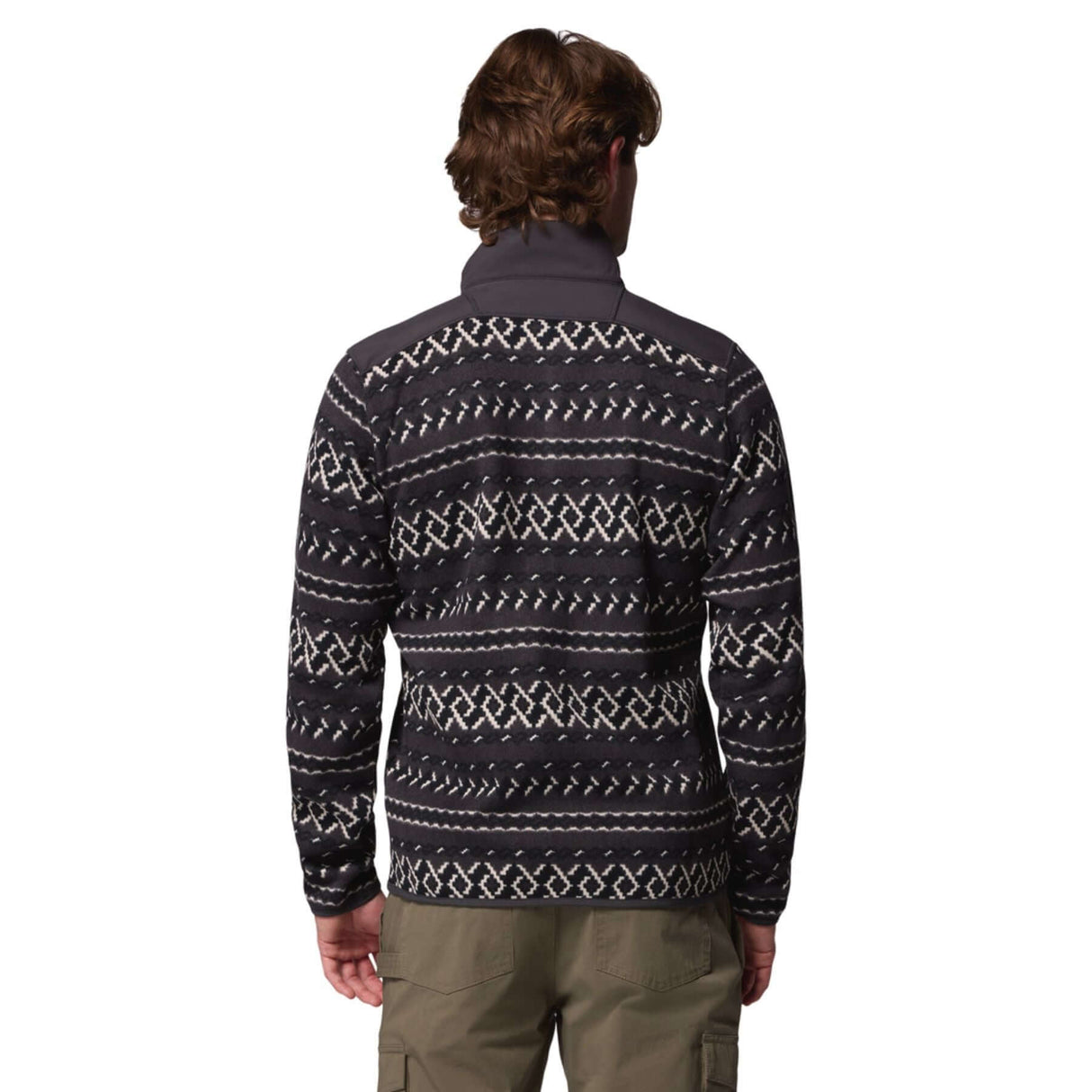 Columbia Men's Sweater Weather Printed Half Zip Fleece Shark KnitKnot / Small-Shark KnitKnot / Medium-Shark KnitKnot / Large-Shark KnitKnot / X-Large-Shark KnitKnot / XX-Large #- 53 Degrees North