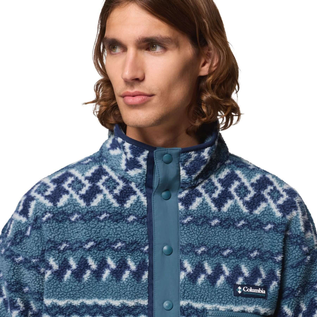 Columbia Men's Helvetia II Printed Half Snap Fleece Camel Brown Sisters / Small-Camel Brown Sisters / Medium-Camel Brown Sisters / Large-Camel Brown Sisters / X-Large-Camel Brown Sisters / XX-Large #- 53 Degrees North