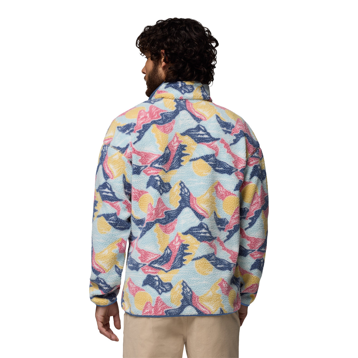 Columbia Men's Helvetia II Printed Half Snap Fleece Collegiate Navy Dreaming / Small-Collegiate Navy Dreaming / Medium-Collegiate Navy Dreaming / Large-Collegiate Navy Dreaming / X-Large-Collegiate Navy Dreaming / XX-Large #- 53 Degrees North