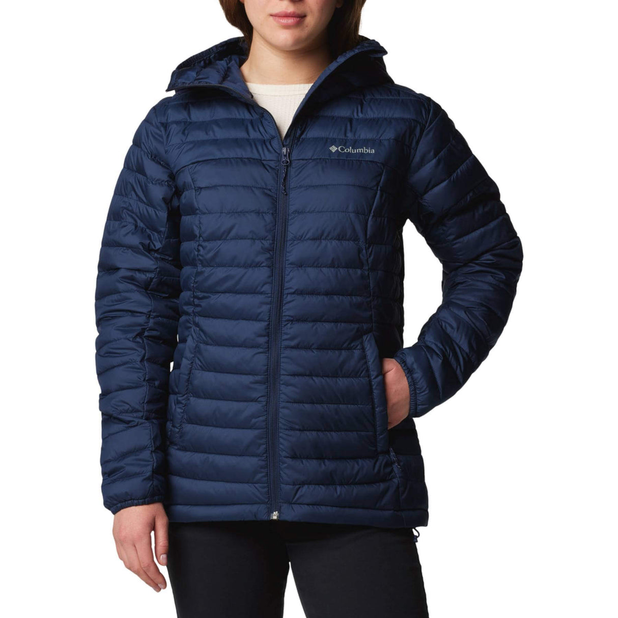 Columbia Women's Silver Falls II Hooded Insulated Jacket Collegiate Navy / X-Small-Collegiate Navy / Small-Collegiate Navy / Medium-Collegiate Navy / Large-Collegiate Navy / X-Large #- 53 Degrees North