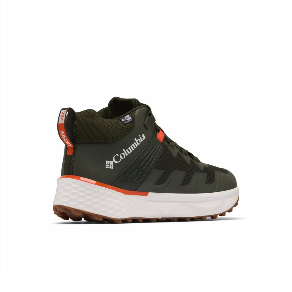 Columbia Men's Facet 75 Mid OutDry Hiking Boots Greenscape/Red Quartz / UK 8-Greenscape/Red Quartz / UK 9-Greenscape/Red Quartz / UK 10-Greenscape/Red Quartz / UK 11-Greenscape/Red Quartz / UK 12 #- 53 Degrees North