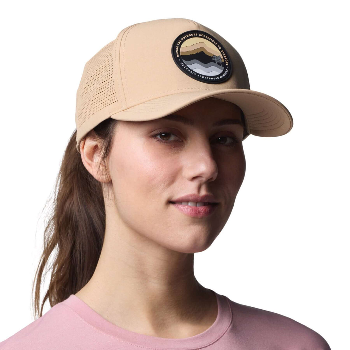 Columbia Mountaincap 3D Stretch Snap Back River Blue/Circular Linescape-Canoe/Circular Linescape-Black/Outdoor Original-Collegiate Navy/C Sport #- 53 Degrees North