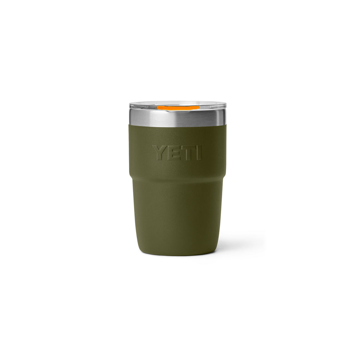 YETI Rambler 8 oz (237 ml) Ceramic Lined Stackable Cup Olive/King Crab Orange - 53 Degrees North