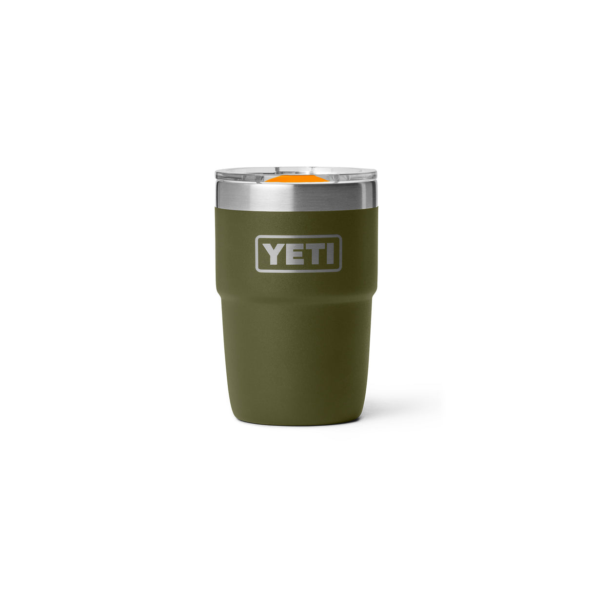YETI Rambler 8 oz (237 ml) Ceramic Lined Stackable Cup Olive/King Crab Orange - 53 Degrees North