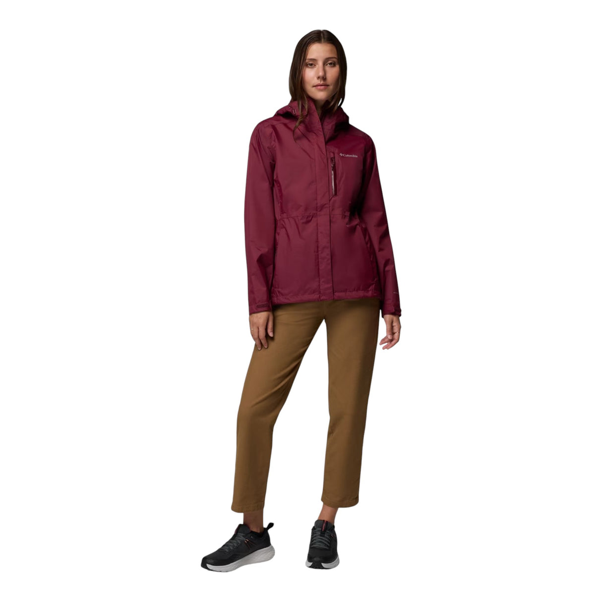 Columbia Women's Pouring Adventure III Jacket Rich Wine / Small-Rich Wine / Medium-Rich Wine / Large #- 53 Degrees North