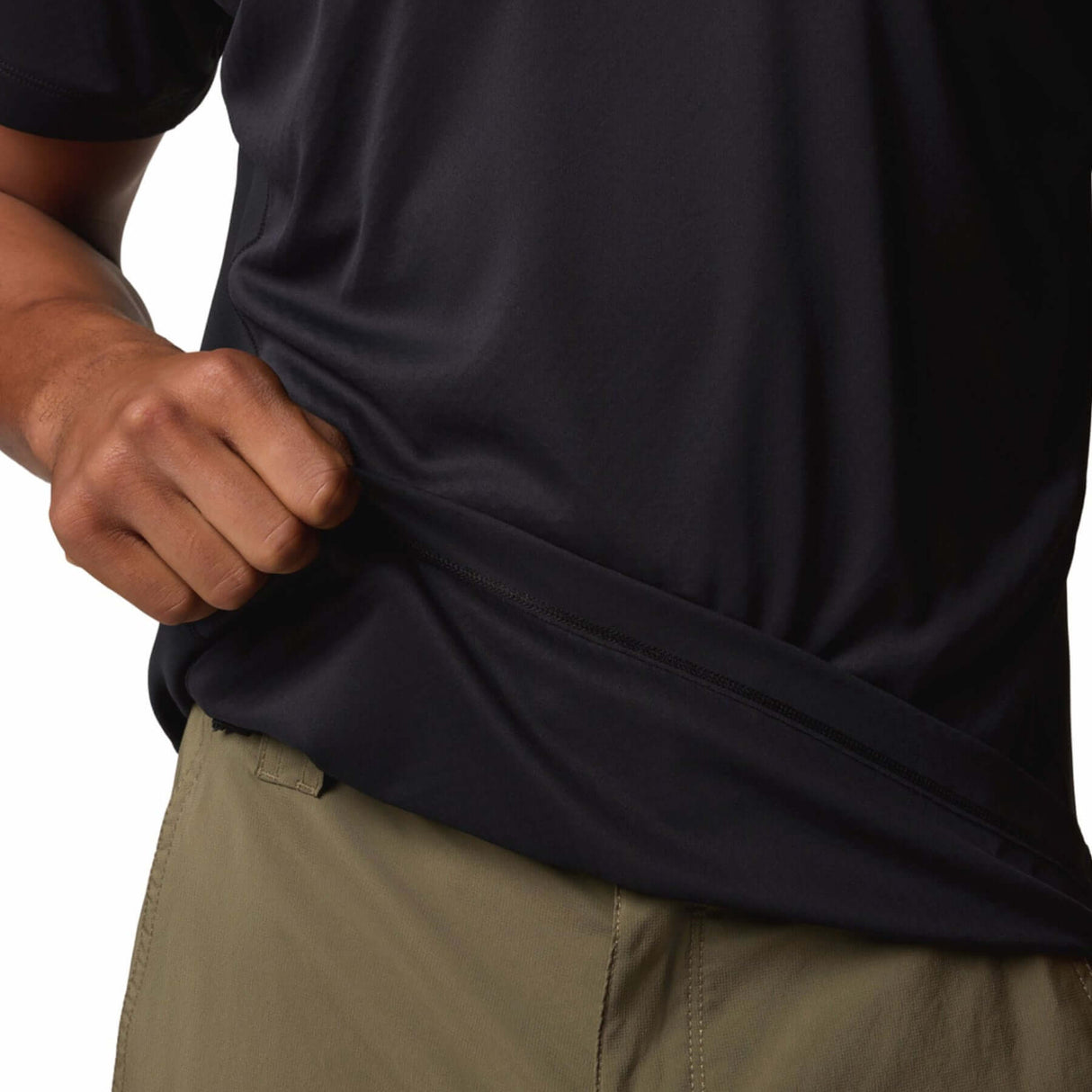 Columbia Men's Zero Rules Light Short Sleeve Crew Black / Small-Black / Medium-Black / Large-Black / X-Large-Black / XX-Large #- 53 Degrees North