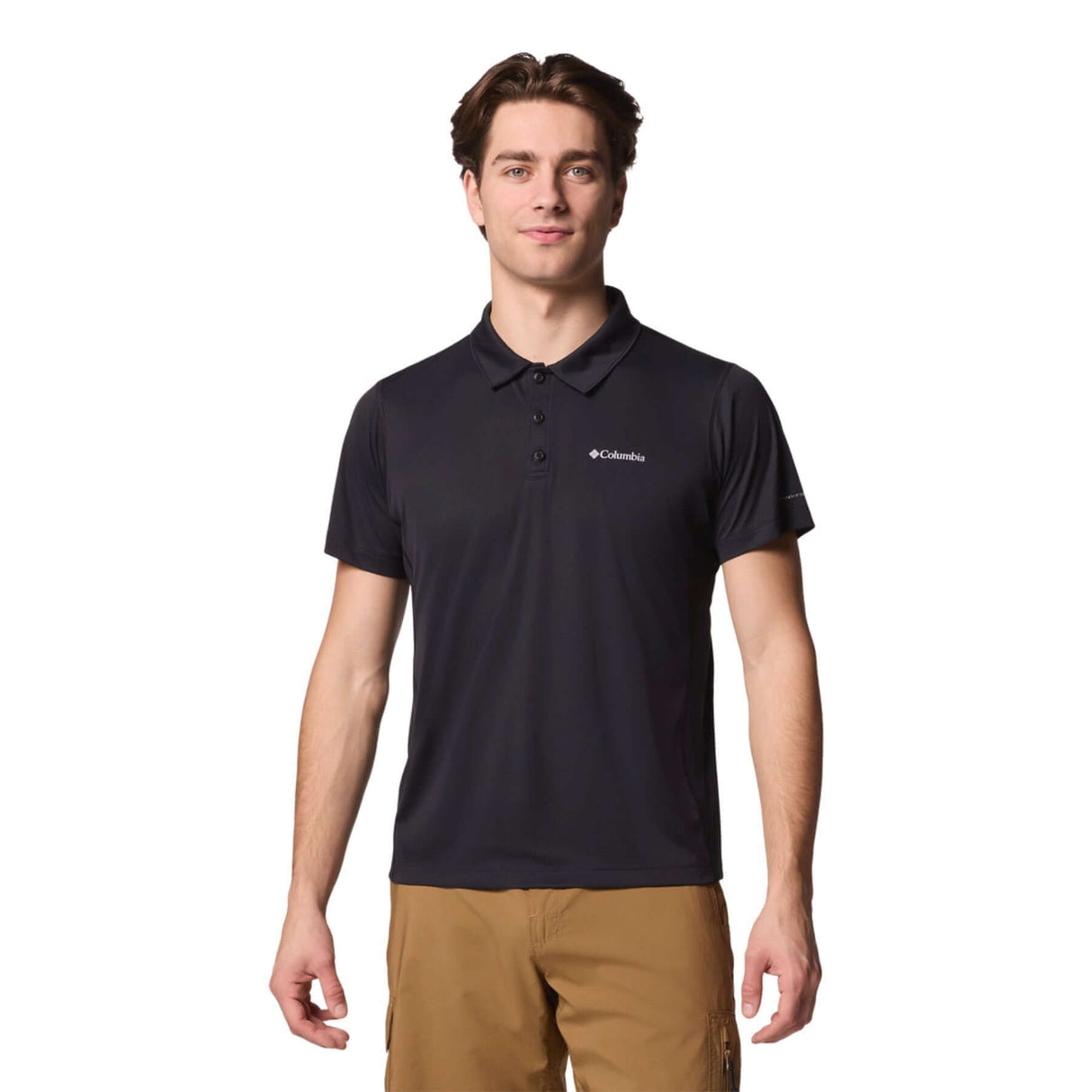 Columbia Men's Zero Rules Light Polo Black / Small-Black / Medium-Black / Large-Black / X-Large-Black / XX-Large #- 53 Degrees North