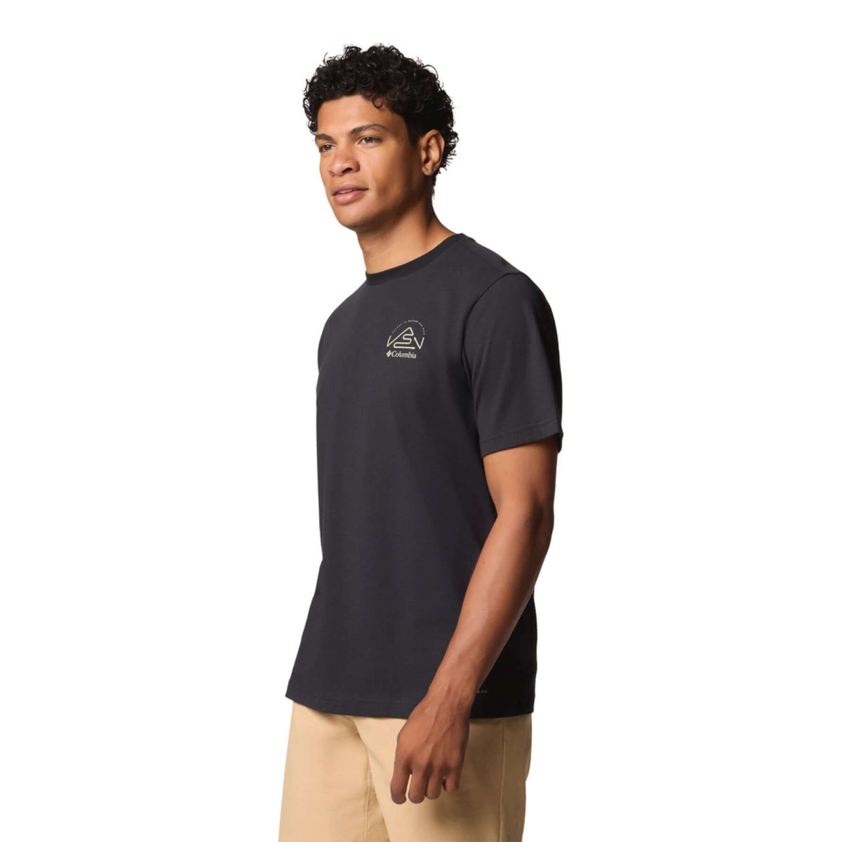 Columbia Men's Tunnel Valley Graphic T-Shirt Black/Naturally Inclined / Small-Black/Naturally Inclined / Medium-Black/Naturally Inclined / Large-Black/Naturally Inclined / X-Large-Black/Naturally Inclined / XX-Large #- 53 Degrees North