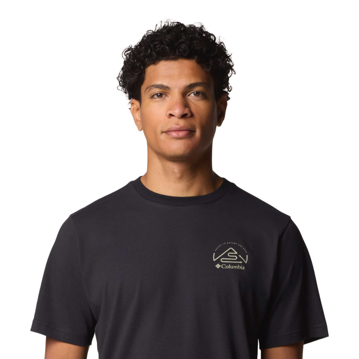 Columbia Men's Tunnel Valley Graphic T-Shirt Black/Naturally Inclined / Small-Black/Naturally Inclined / Medium-Black/Naturally Inclined / Large-Black/Naturally Inclined / X-Large-Black/Naturally Inclined / XX-Large #- 53 Degrees North