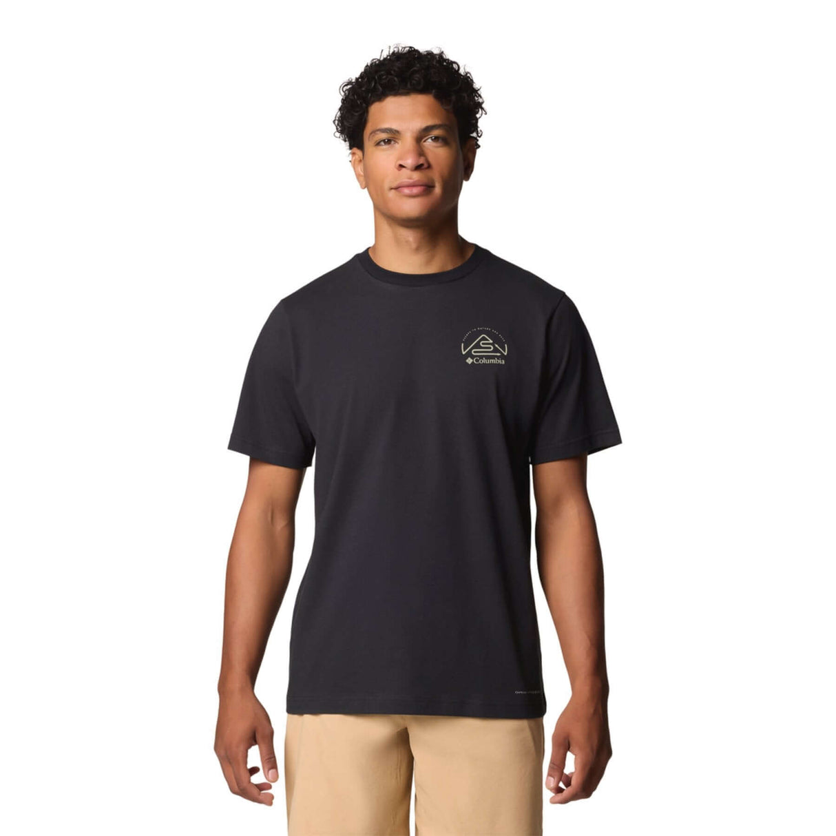 Columbia Men's Tunnel Valley Graphic T-Shirt Black/Naturally Inclined / Small-Black/Naturally Inclined / Medium-Black/Naturally Inclined / Large-Black/Naturally Inclined / X-Large-Black/Naturally Inclined / XX-Large #- 53 Degrees North