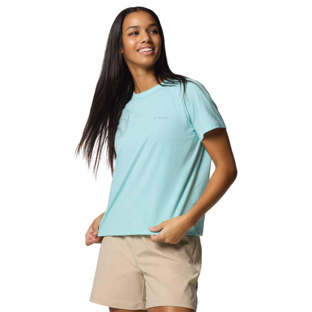 Columbia Women's Sun Trek Short Sleeve II Shirt Spray / X-Small-Spray / Small-Spray / Medium-Spray / Large-Spray / X-Large #- 53 Degrees North