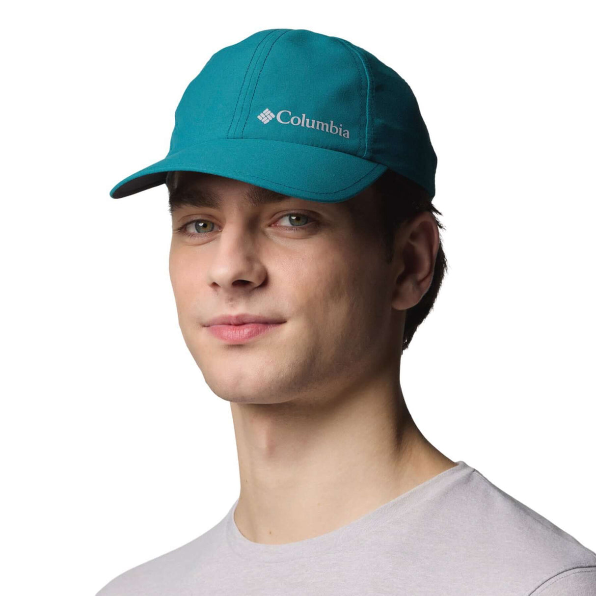 Columbia Silver Ridge IV Ball Cap City Grey-Black-White-River Blue-Stone Green #- 53 Degrees North