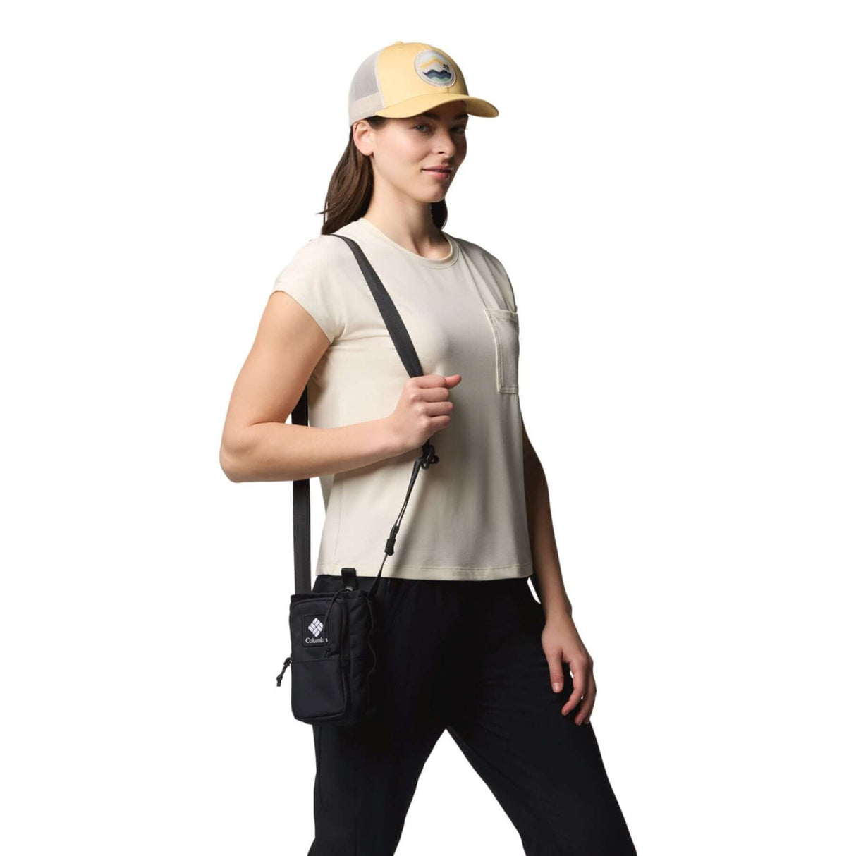 Columbia Trail Traveler Water Bottle Sling Black-Lavender Pearl/Shark-Eraser Pink/Fig/Lemon Wash #- 53 Degrees North