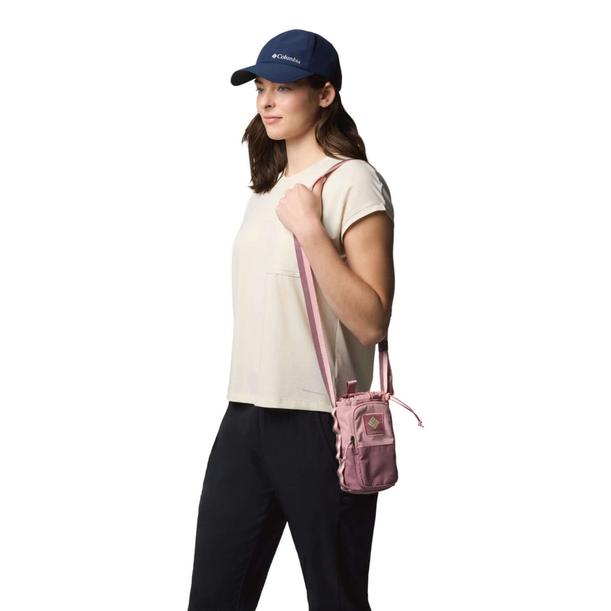 Columbia Trail Traveler Water Bottle Sling Black-Lavender Pearl/Shark-Eraser Pink/Fig/Lemon Wash #- 53 Degrees North