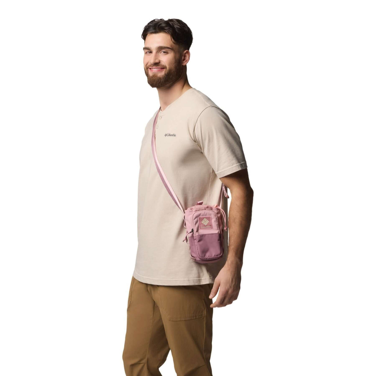 Columbia Trail Traveler Water Bottle Sling Black-Lavender Pearl/Shark-Eraser Pink/Fig/Lemon Wash #- 53 Degrees North