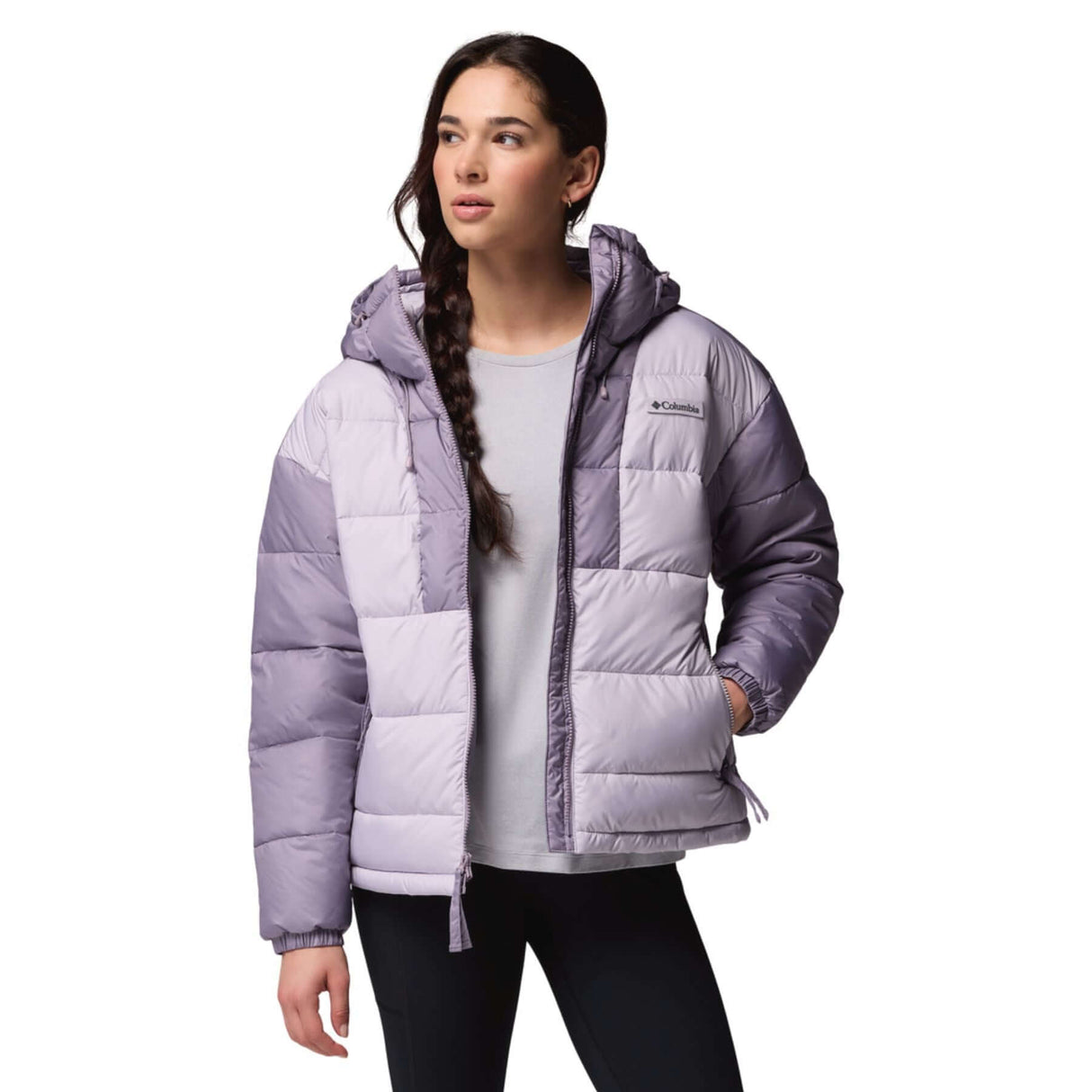 Columbia Women's Pike Lake III Hooded Jacket Lavender Pearl/Shale Purple / X-Small-Lavender Pearl/Shale Purple / Small-Lavender Pearl/Shale Purple / Medium-Lavender Pearl/Shale Purple / Large-Lavender Pearl/Shale Purple / X-Large #- 53 Degrees North