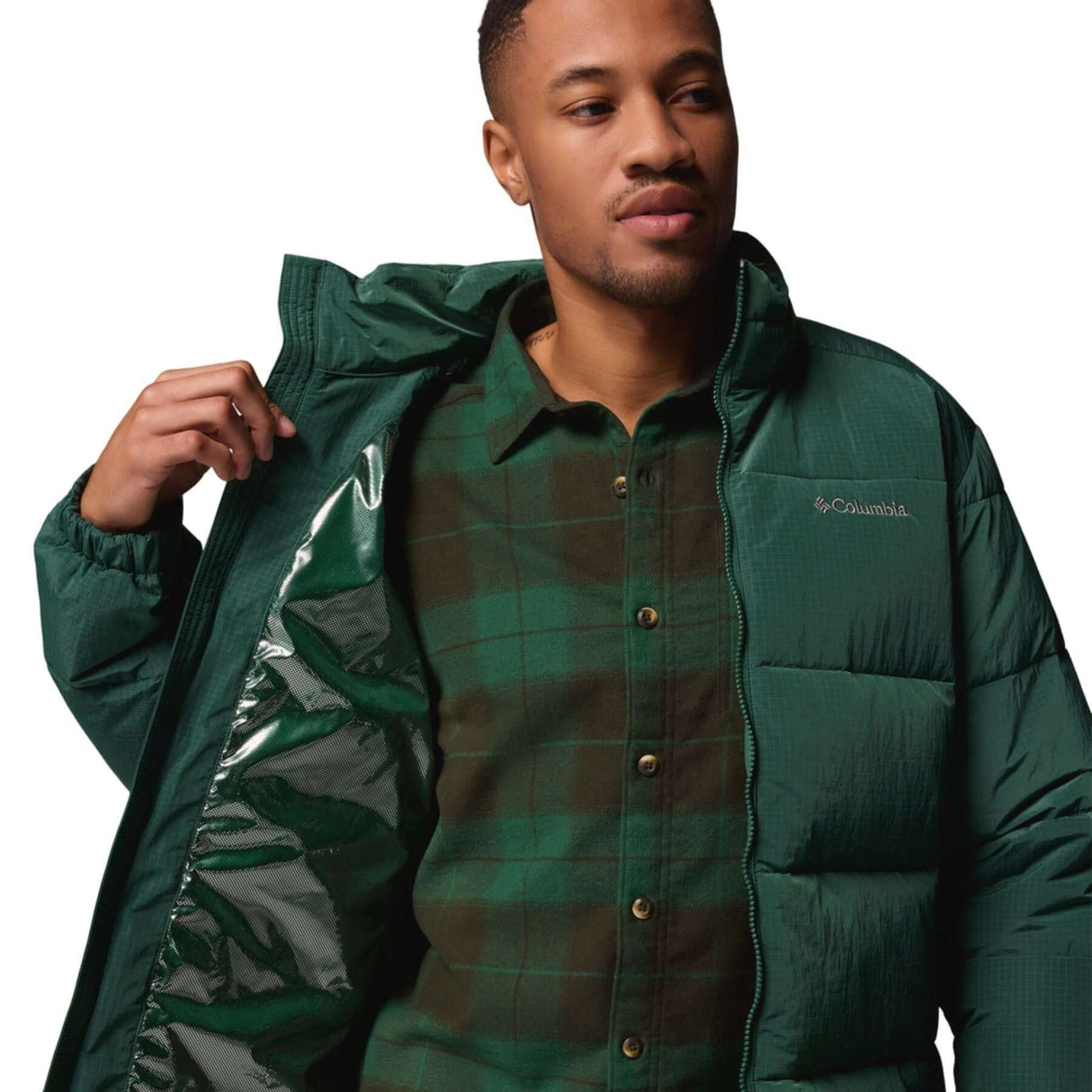 Columbia Men's Pike Lake Novelty Insulated Jacket Rain Forest / Small-Rain Forest / Medium-Rain Forest / Large-Rain Forest / X-Large-Mountain Blue / Small #- 53 Degrees North