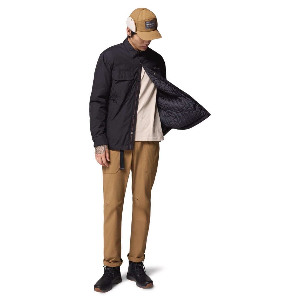 Columbia Men's Landroamer Shirt Jacket Black / Small-Black / Medium-Black / Large-Black / X-Large-Black / XX-Large #- 53 Degrees North