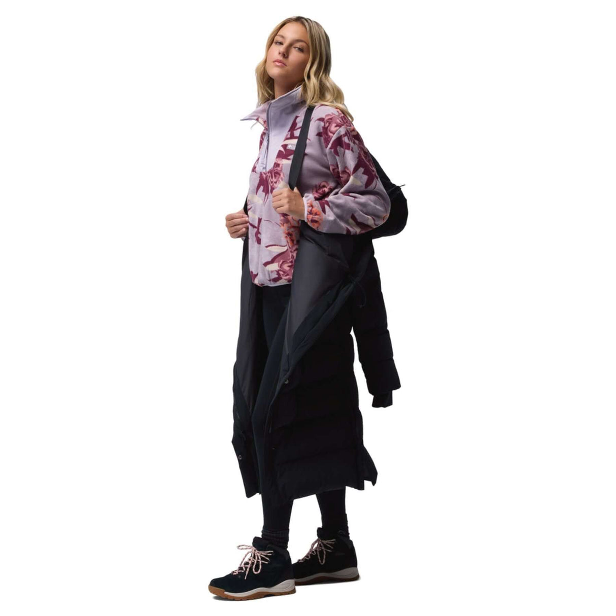 Columbia Women's Amaze Puff Long Hooded Jacket Black / X-Small-Black / Small-Black / Medium-Black / Large-Black / X-Large #- 53 Degrees North