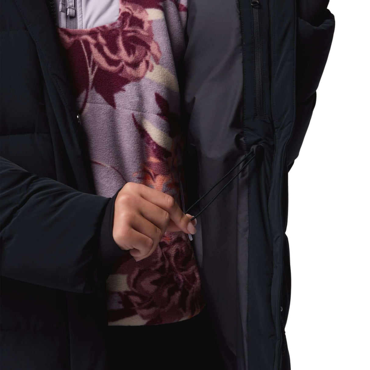 Columbia Women's Amaze Puff Long Hooded Jacket Black / X-Small-Black / Small-Black / Medium-Black / Large-Black / X-Large #- 53 Degrees North