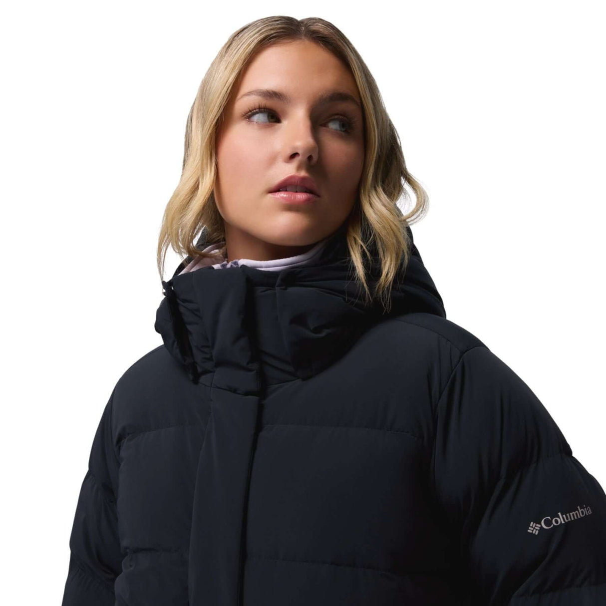 Columbia Women's Amaze Puff Long Hooded Jacket Black / X-Small-Black / Small-Black / Medium-Black / Large-Black / X-Large #- 53 Degrees North