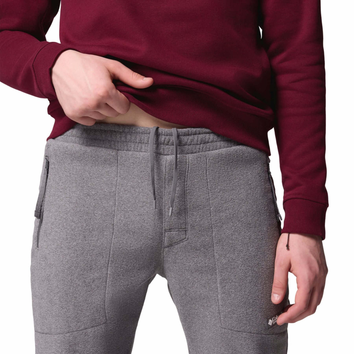 Columbia Men's Sequoia Grove Fleece Trousers City Grey Heather / Small-City Grey Heather / Medium-City Grey Heather / Large-City Grey Heather / X-Large-City Grey Heather / XX-Large #- 53 Degrees North