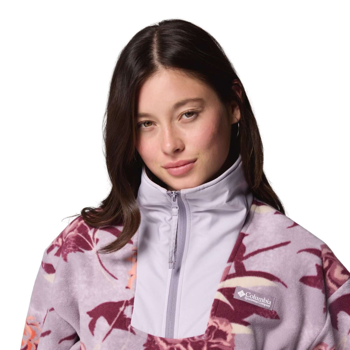 Columbia Women's Sequoia Grove Printed Half Zip Fleece Shale Purple Blossoming / X-Small-Shale Purple Blossoming / Small-Shale Purple Blossoming / Medium-Shale Purple Blossoming / Large-Shale Purple Blossoming / X-Large #- 53 Degrees North