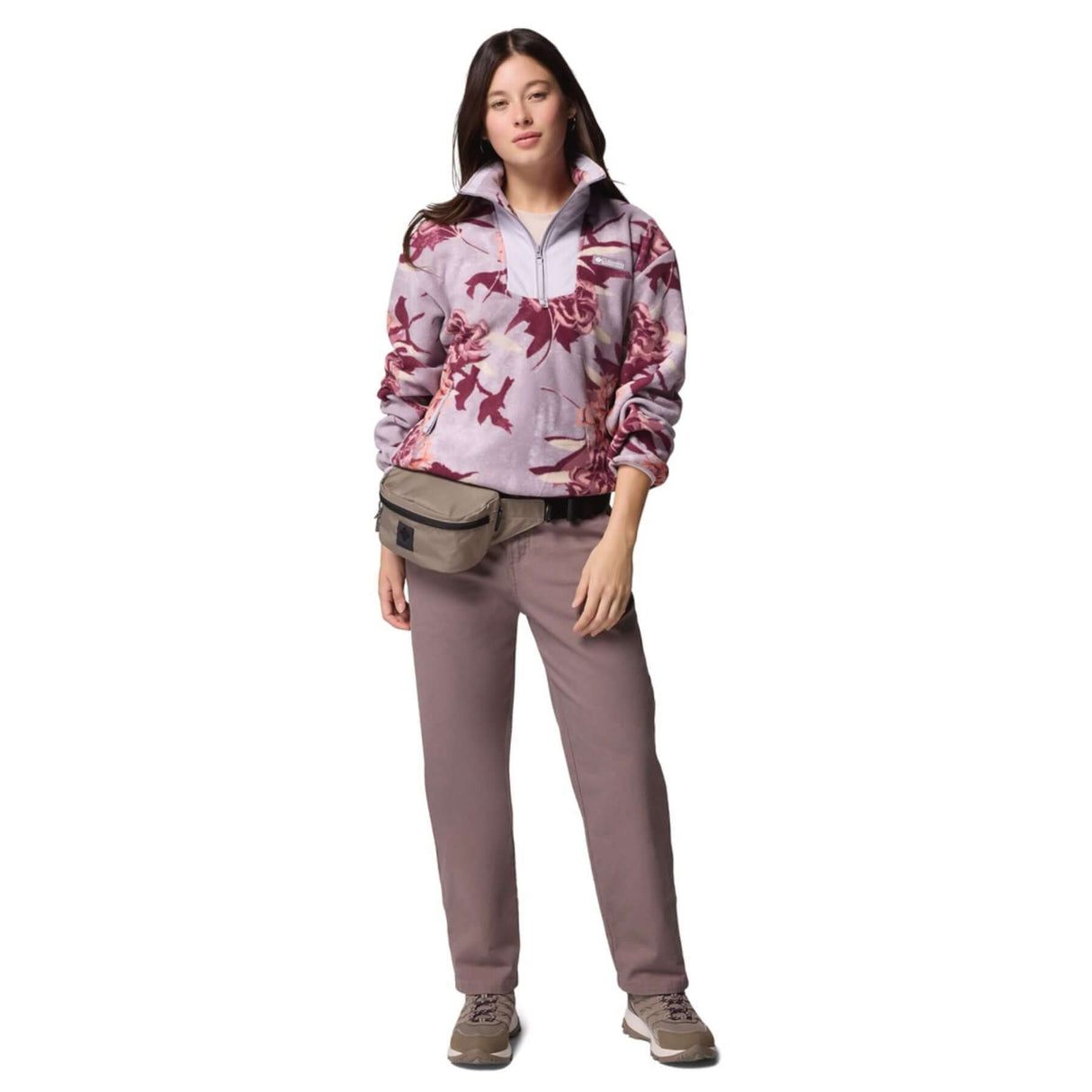 Columbia Women's Sequoia Grove Printed Half Zip Fleece Shale Purple Blossoming / X-Small-Shale Purple Blossoming / Small-Shale Purple Blossoming / Medium-Shale Purple Blossoming / Large-Shale Purple Blossoming / X-Large #- 53 Degrees North