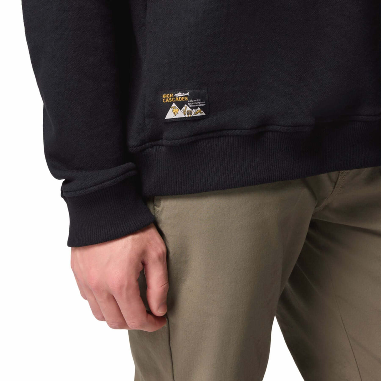 Columbia Men's High Cascades French Terry Sweater Dark Stone / X-Small-Dark Stone / Small-Dark Stone / Medium-Dark Stone / Large-Black / X-Small #- 53 Degrees North